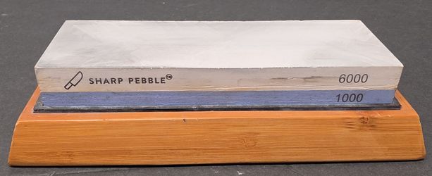 Sharp Pebble Premium Whetstone Knife Sharpening Stone 2 Side Grit 1000/6000