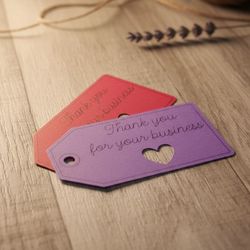 Thank you gift tags