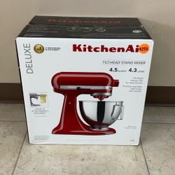 KITCHEN AID DELUXE TILT-HEAD STAND MIXER KSM97ER (EMPIRE RED).