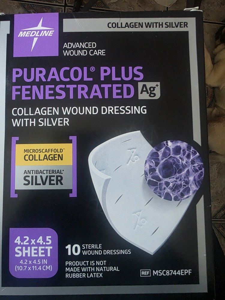 Collagen Wound Dressing With Silver