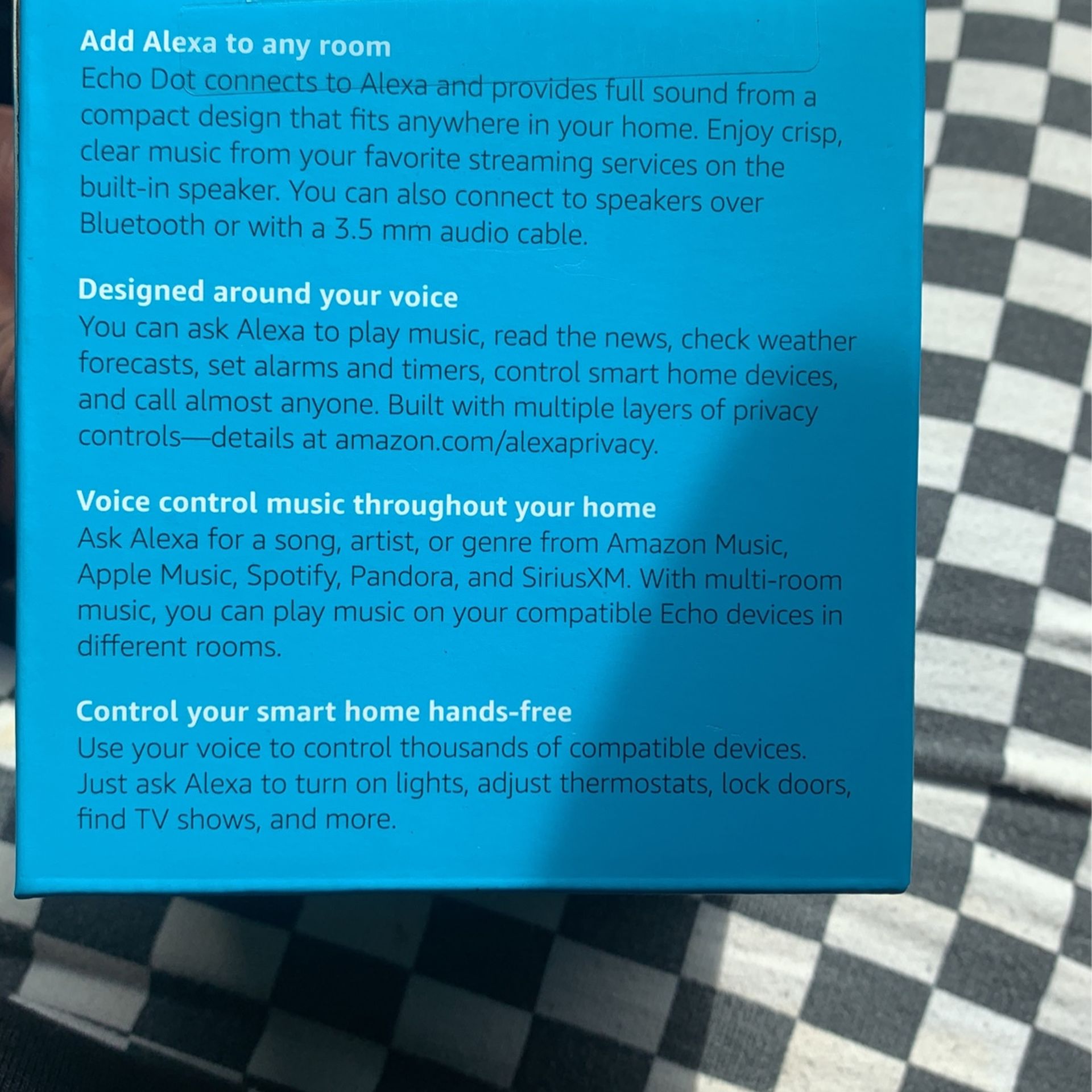 Amazon Prime Amazon Echo Just Ask Amazon Prime Music Alexa Hotsell - Main Image