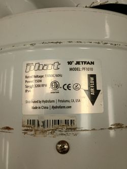 Phat 10" Jet Fans for Carbon Filters