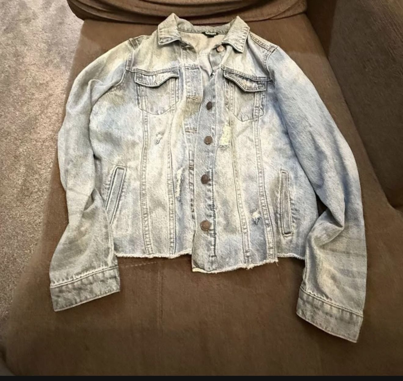 Juniors Jean Jacket Size Small