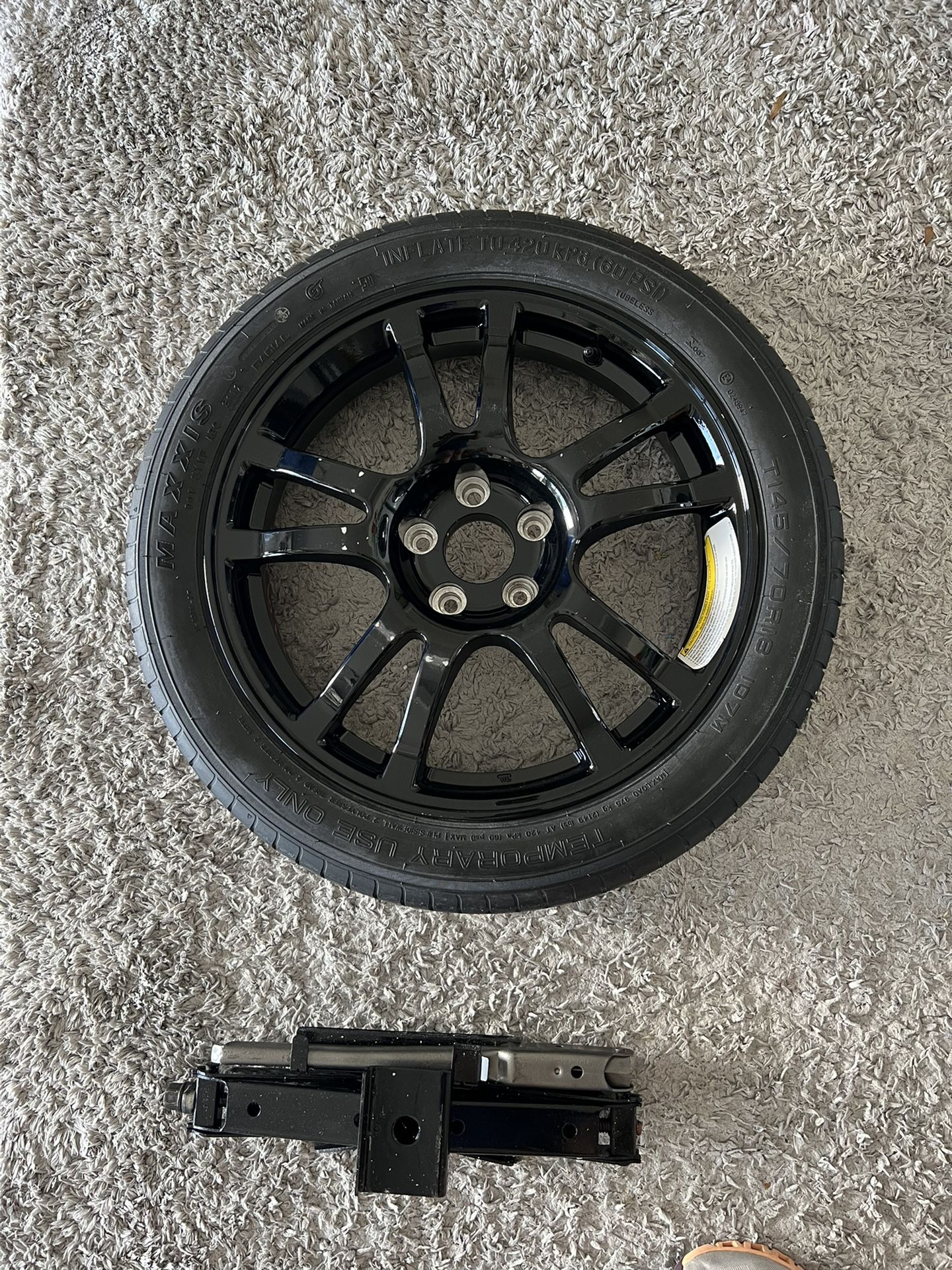 Nissan / Infiniti SPARE TIRE with Jack - Never Used. 