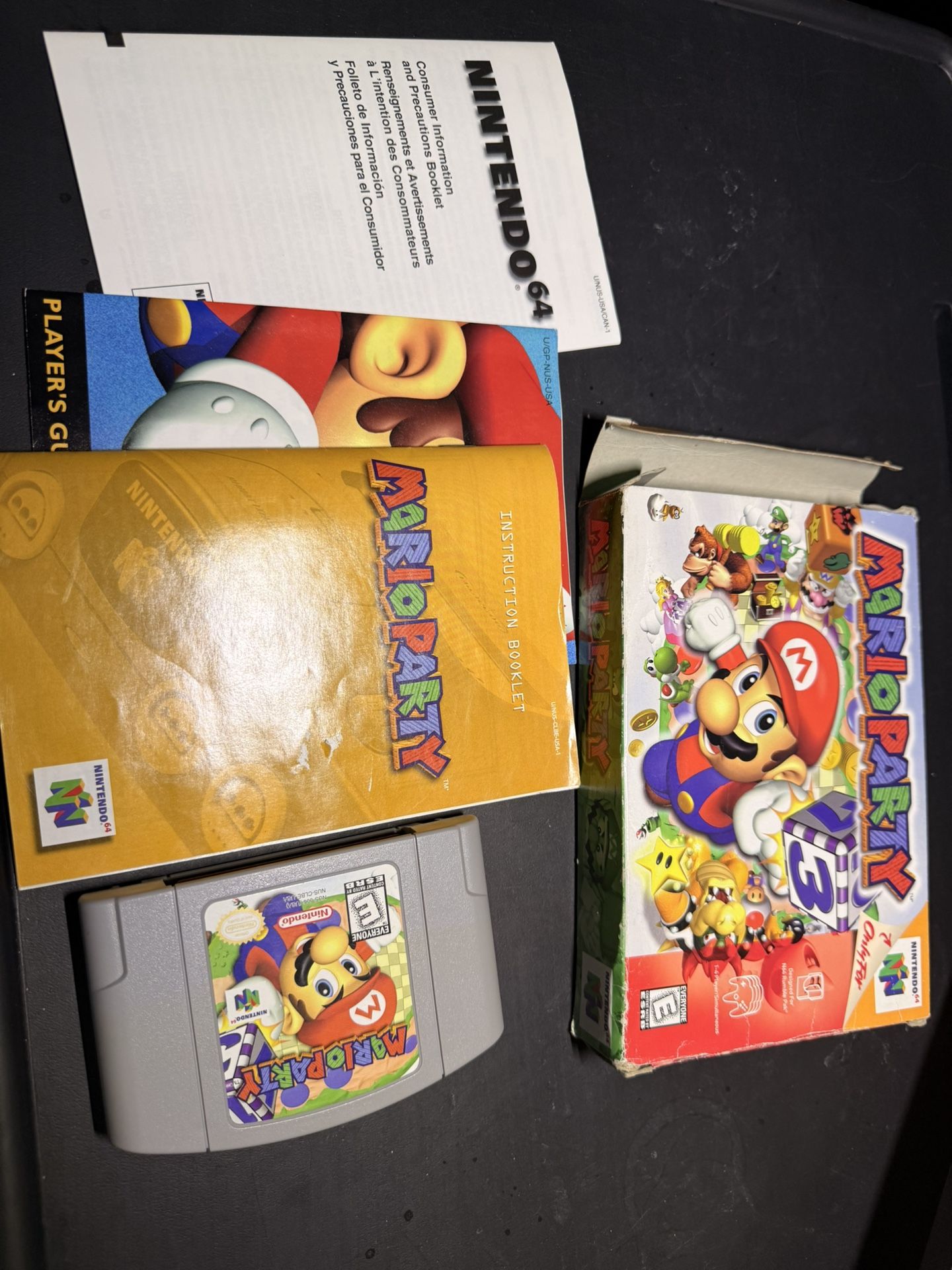 Mario Party 64 With Box And Manual
