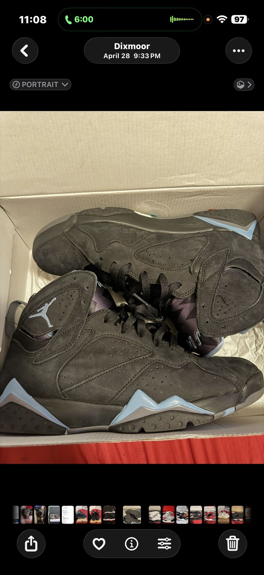 Jordan 7 Chambray Size 9