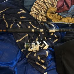 Salt Water Fishing Reel And Rod