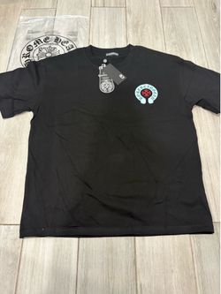 Black Chrome Heart Shirt Size S