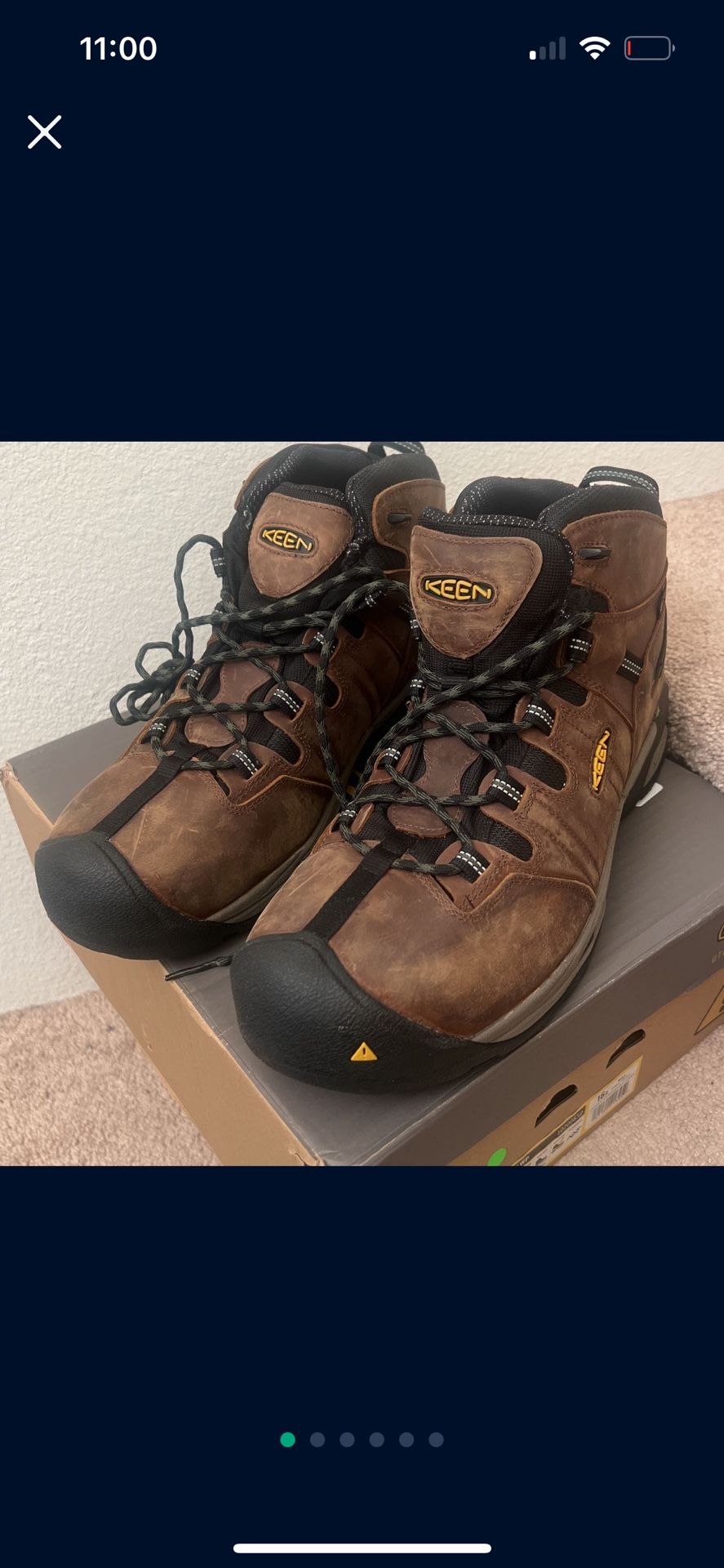 KEEN Utility Men's Detroit XT Mid Height Steel Toe Waterproof Work Boot Size: US 16D