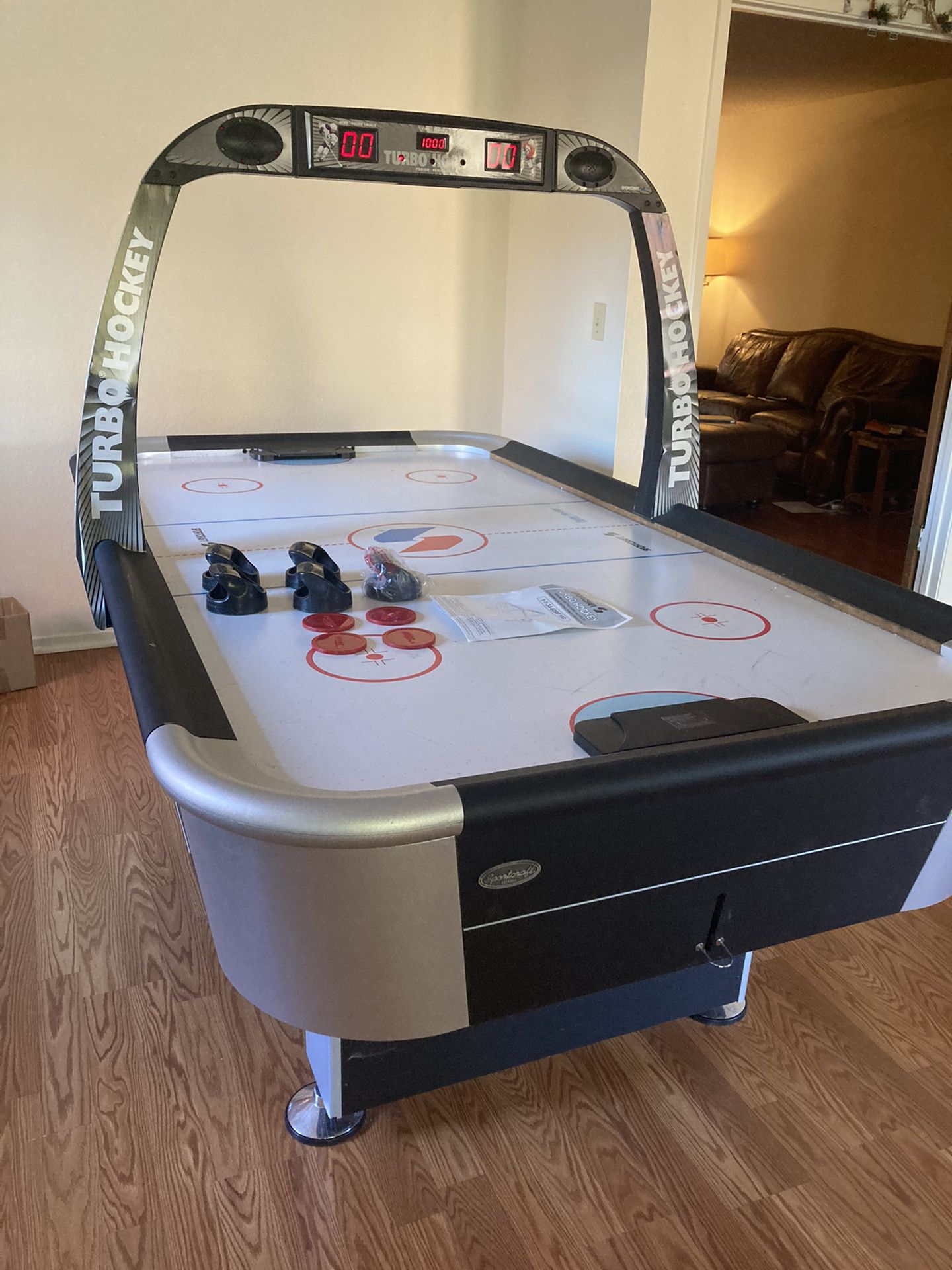 Air Hockey Table with Automatic Scorer