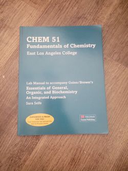 Essentials Of General Organic And Biochemistry An Ontegrated Approach  By Sara Selfe (Chem 51 Fundamentals Of Chemistry)