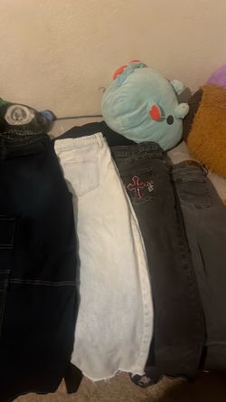 Size xl pants black grey dark blue and light washed