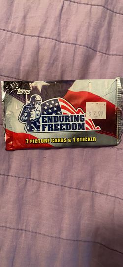 TOPPS “Enduring Freedom” Post 9/11 Collectable Cards Pick Up Only.