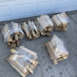 Dry Seasoned Firewood Bundles 