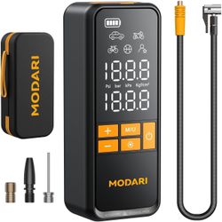 Tire Inflator Portable Air Compressor, 5X Faster 160 PSI Portable Tire Inflator for Car with Carrying Case, Built-in Magnetic Storage, Auto Shut-Off C