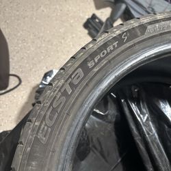 225/40/18 kumho ectsa sport S summer