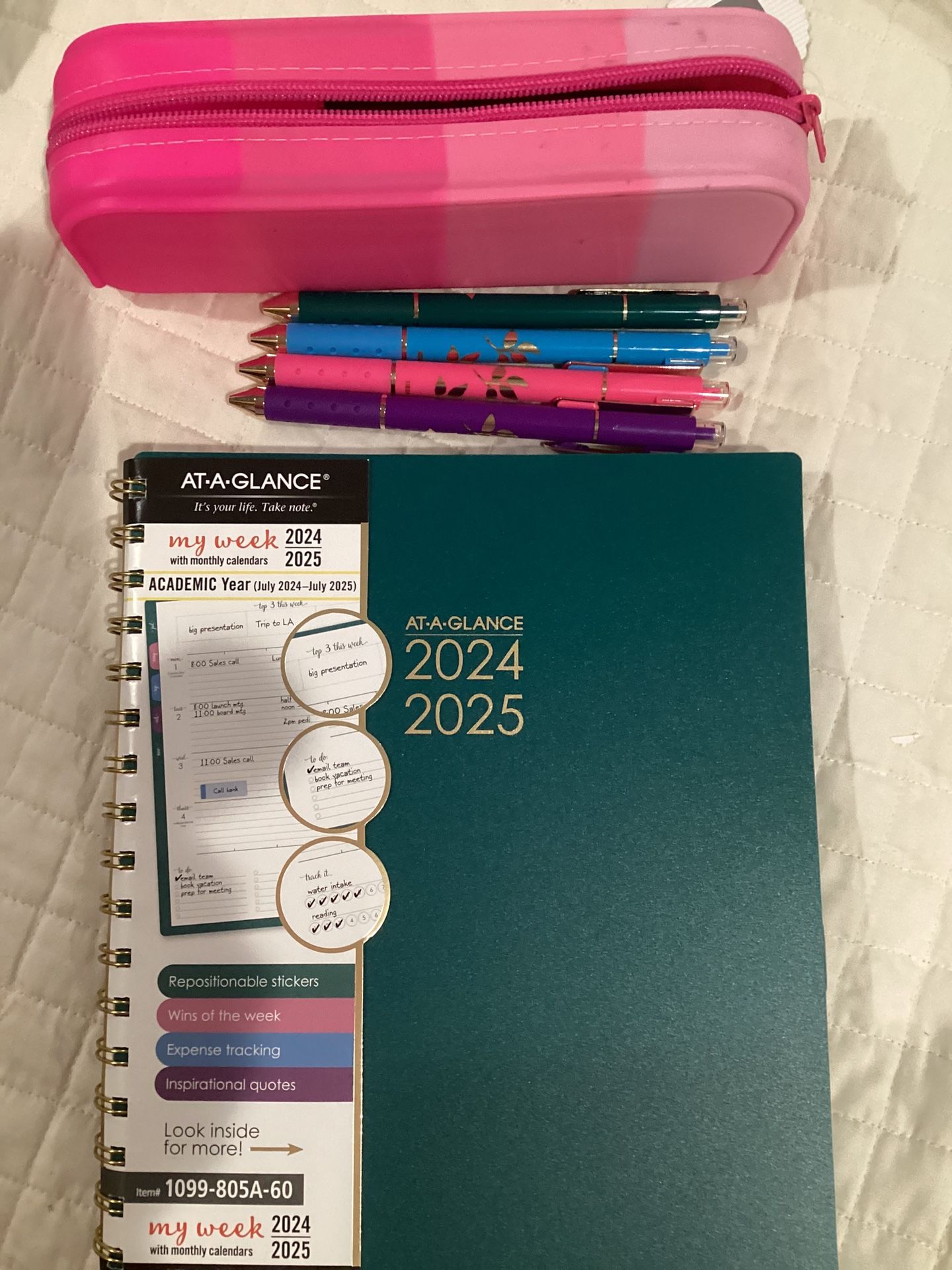 New Planner With Tul Pens And Case,brand New