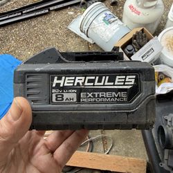 Hercules 20v 8ah extreme performance (bring a tool to test)