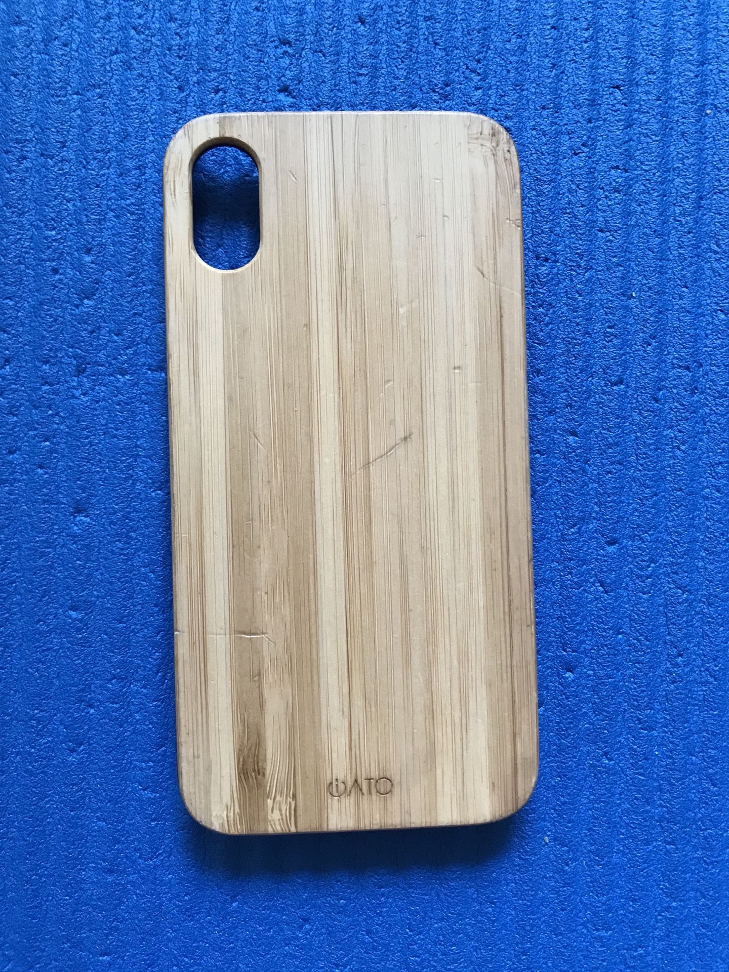 iPhone X bamboo case