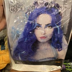 Corpse bride Wig And Top And Button