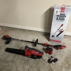 Toro Flex-Force 60-volt max Cordless Battery String Trimmer and Leaf Blower and Combo Kit 2 Ah (Battery Included) (Charger Included)