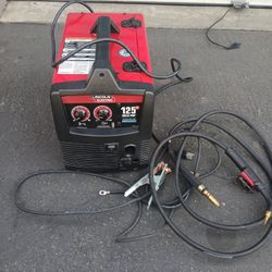 Lincoln Electric 125 Amp Weld-Pak 125 HD Flux-Cored Welder with Magnum 100L Gun, Flux-Cored Wire, 115V