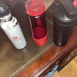 Three Cleaned Water Bottles Good Condition 