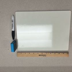 Dry Erase Board, Marker And Eraser 