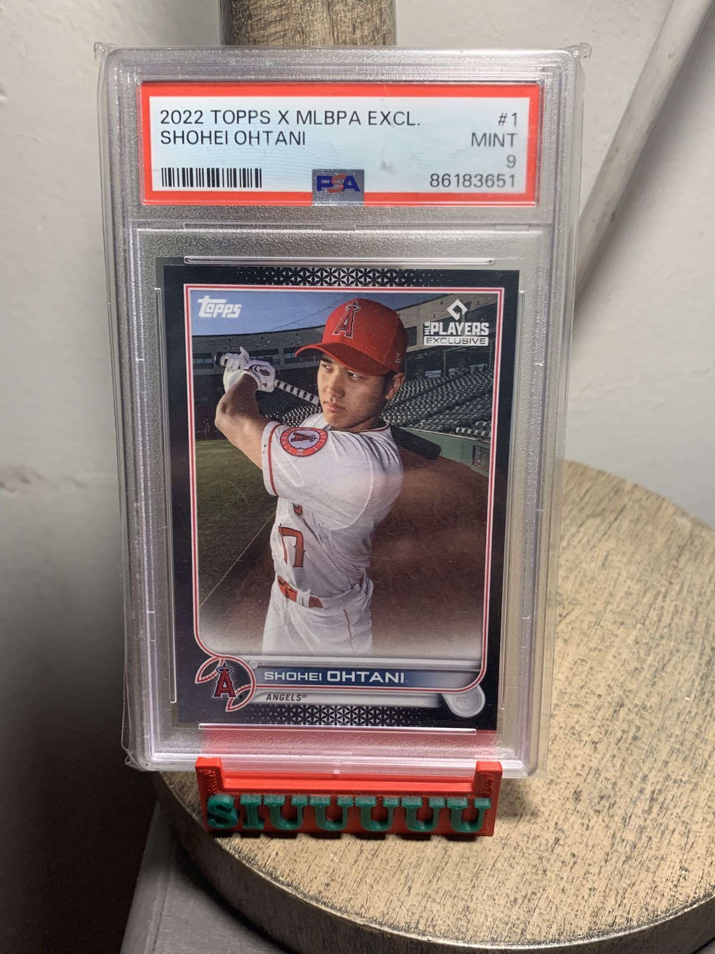 2022 Topps x MLBPA Exclusives Shohei Ohtani PSA 9