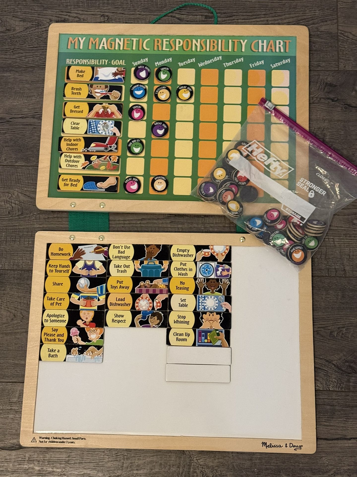 Chore Board, Responsibility Chart