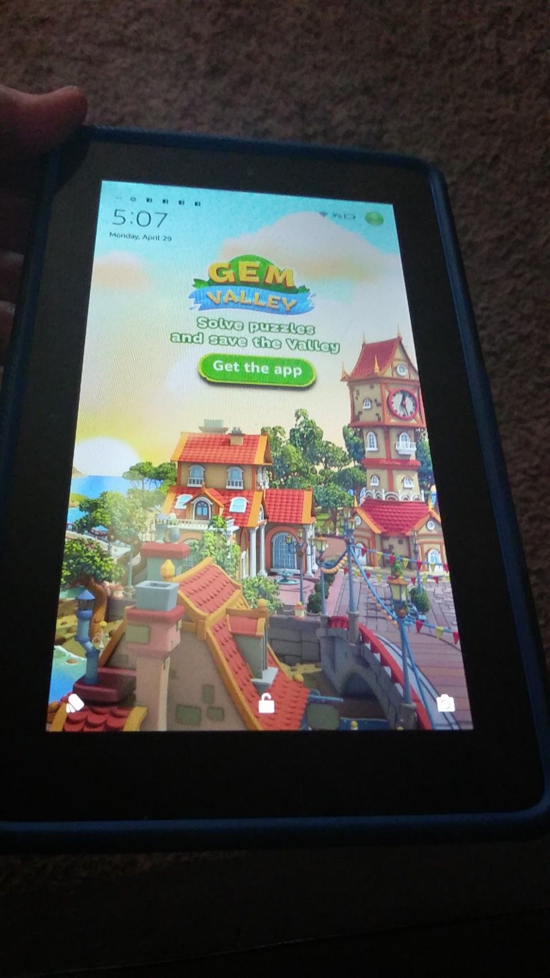 Amazon Tablet 7 in long screen