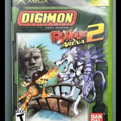 Xbox Digimon 2 game in mint condition, complete w booklet, American copy, great. Rare hard copy to find in this condition video 