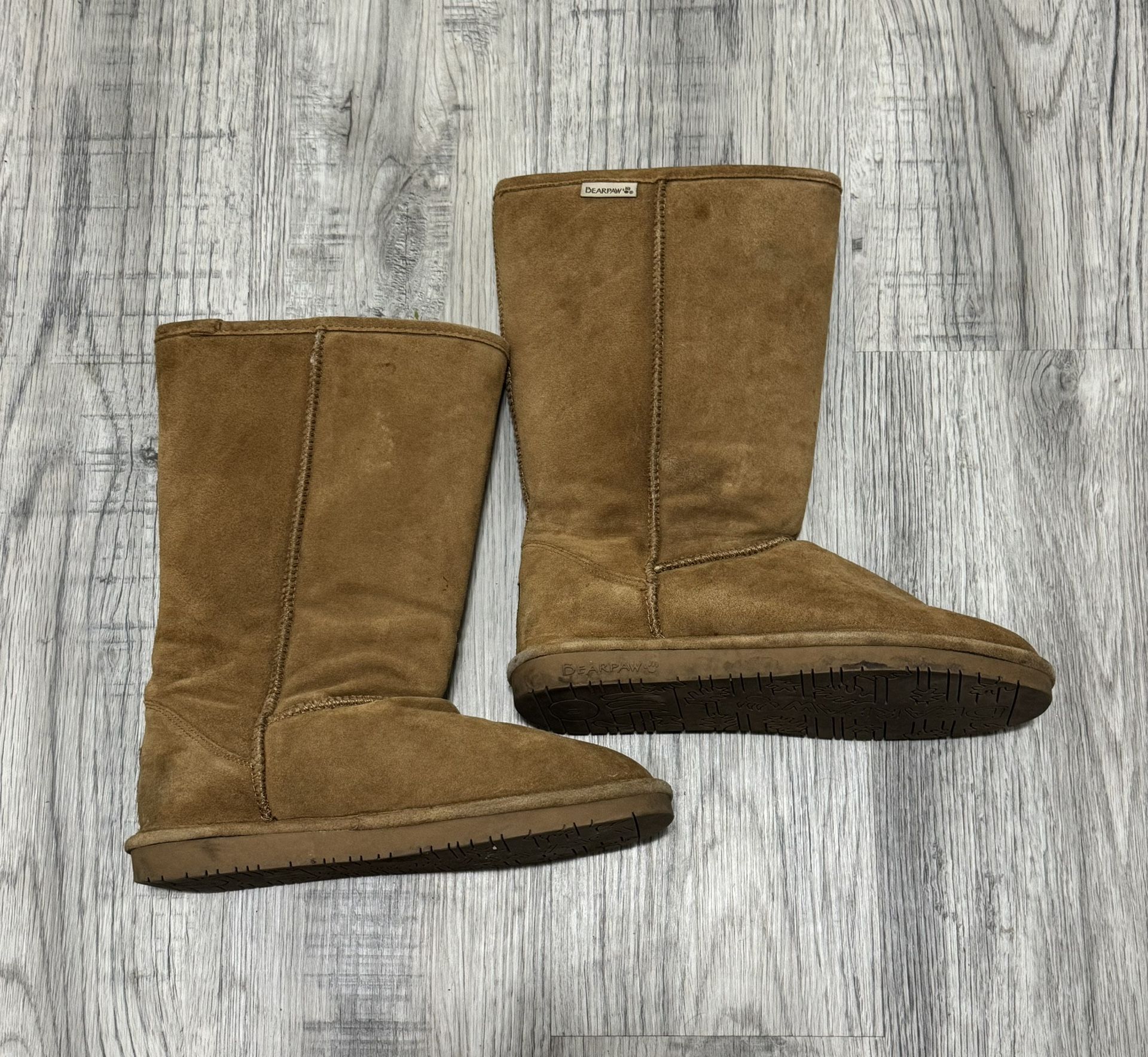 Bearpaw Tall Brown Women’s Size 10 Boots 