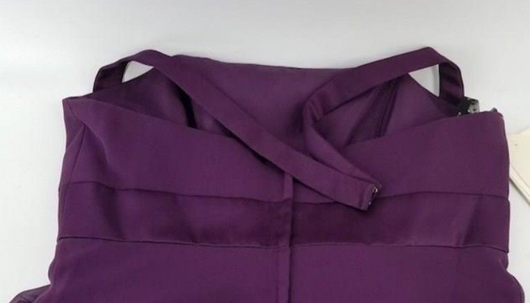 Alfred Angelo Grape Halter Formal NWT