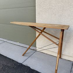 antique wooden ironing board