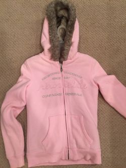Aeropostale fur cheap lined hoodie