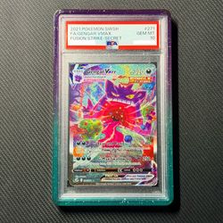 Pokemon - PSA 10 Gengar Vmax Fusion Strike #271