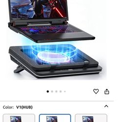 IETS GT600 Laptop Cooling Pad Equipped Gigantic Turbo-Fan（5.5inch Diameter)