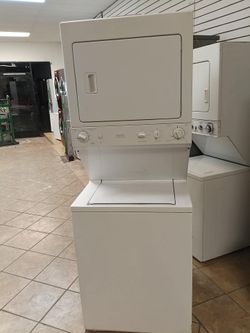 Washer and dryer tower, electric, whirlpool brand, 27 wide, free delivery and installation.