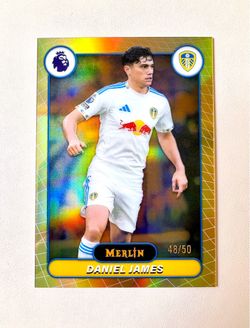 Topps Premier League Merlin 2026 Daniel James Leeds United /50