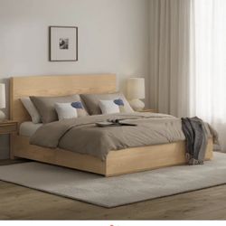 Kings Size Bedframe With 4 Bottom Drawers + 2night Stands