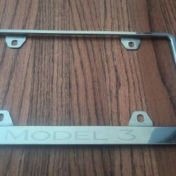 Tesla Model 3 License Plate Frame 