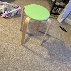 Green end table 