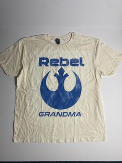 Star Wars Rebel Grandma Graphic T-Shirt sizeXL