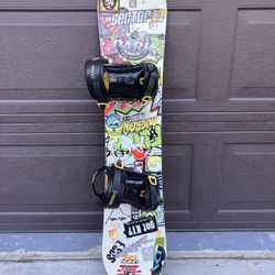 Kids Snowboard FLOW MICRON MINI 120 With Bindings 