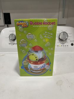 Rocket Shaped Bubble Machine