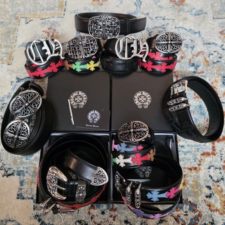 Chrome Hearts Leather Original Belts