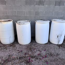 4x 50-Gallon Water Storage Drums – $100 (Food Grade