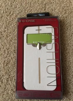 iPhone 6 4.7" white leather cell phone case