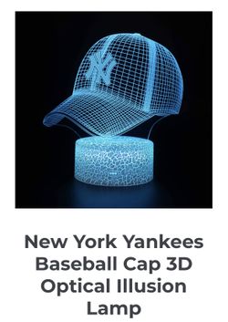 3D Lamp Illusion / Nightlight - Baseball Cap